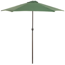 2.7m Aluminium Parasol – Dark Green